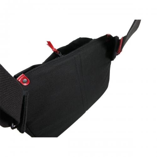 BLACK帆布　横ショルダーバッグ