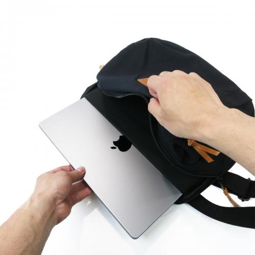 BLACK帆布　横ショルダーバッグ