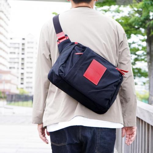 BLACK帆布　横ショルダーバッグ