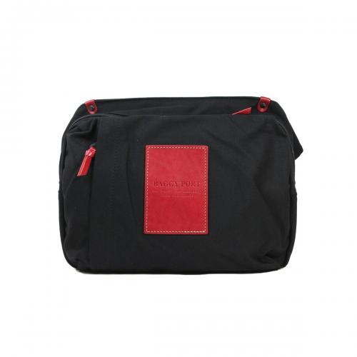 BLACK帆布　横ショルダーバッグ