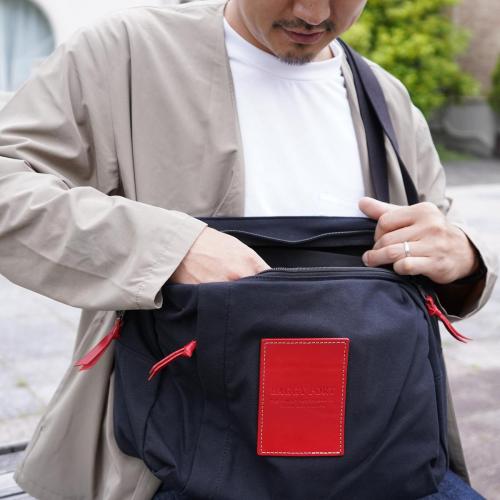 BLACK帆布　横ショルダーバッグ