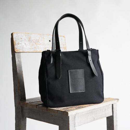 BLACK 帆布　トートバッグ S