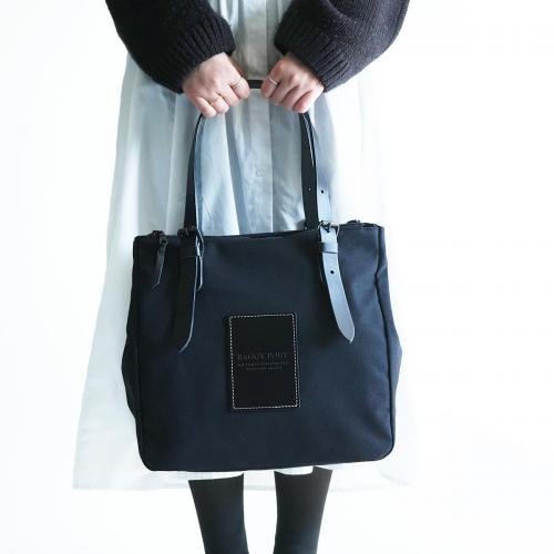 BLACK 帆布　トートバッグ S
