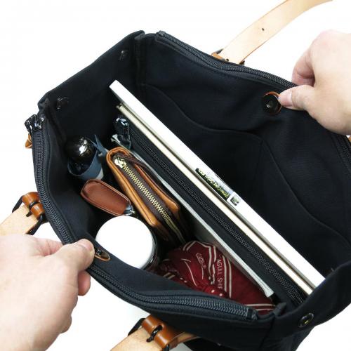 BLACK 帆布　トートバッグ S