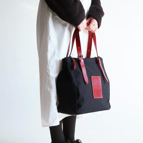BLACK 帆布　トートバッグ S
