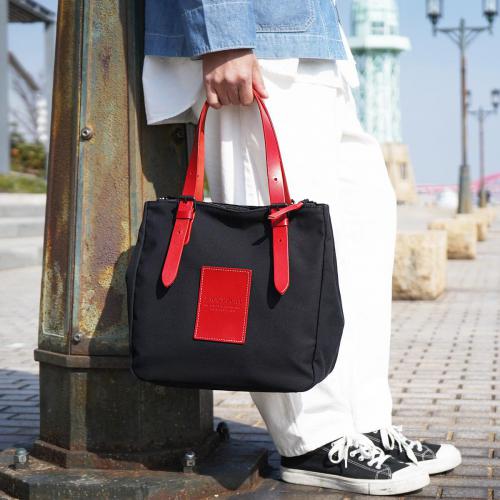BLACK 帆布　トートバッグ S