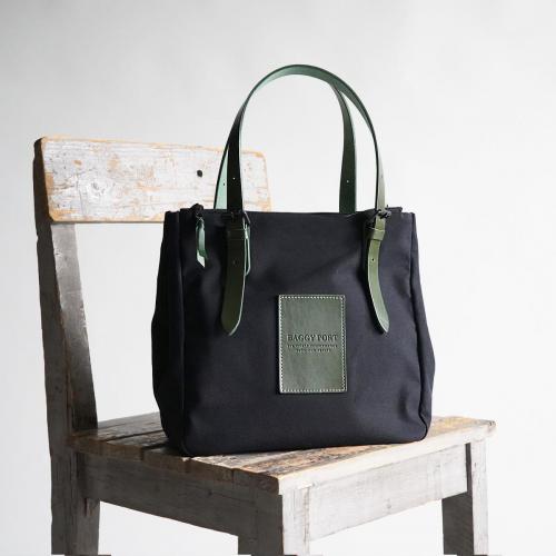 BLACK 帆布　トートバッグ S