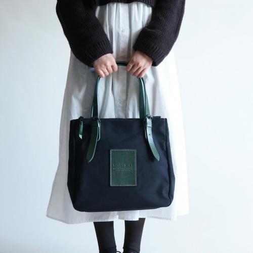 BLACK 帆布　トートバッグ S