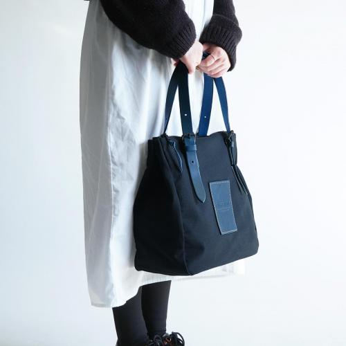 BLACK 帆布　トートバッグ S