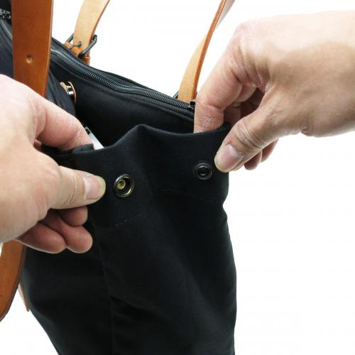 BLACK 帆布　トートバッグ S