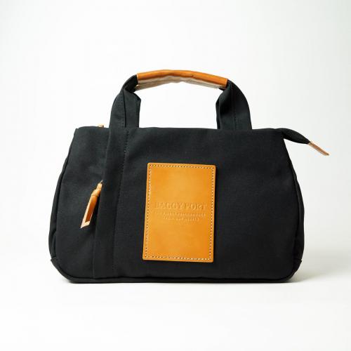 BLACK帆布　3層ミニトートバッグ