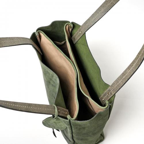 クードゥーレザー トートバッグ Lサイズ