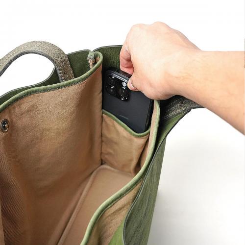 クードゥーレザー トートバッグ Lサイズ