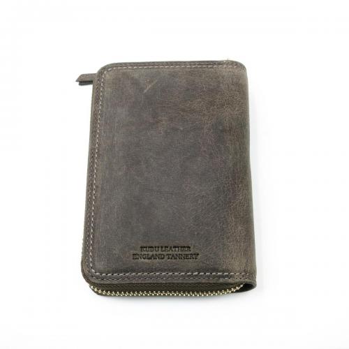 クードゥーレザー　ハーフウォレット