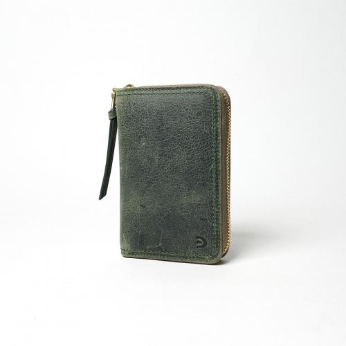 クードゥーレザー　ハーフウォレット