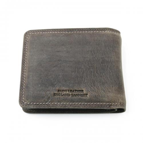 クーズーレザー　折り札入れ