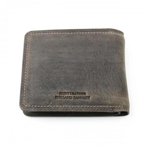 クーズーレザー　折り札入れ