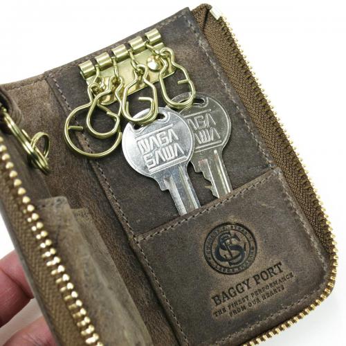 クーズーレザー　スマートキーケース