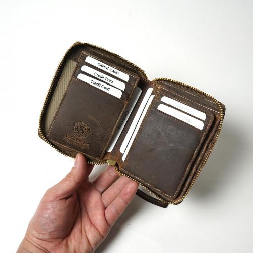 クーズーレザー　コンパクトハーフラウンド