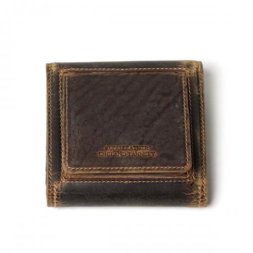 クードゥーレザー コンパクトウオレット