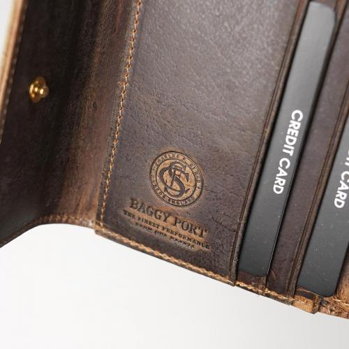 クードゥーレザー コンパクトウオレット