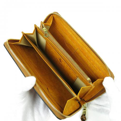 オイルコードバン　ラウンド束入れ