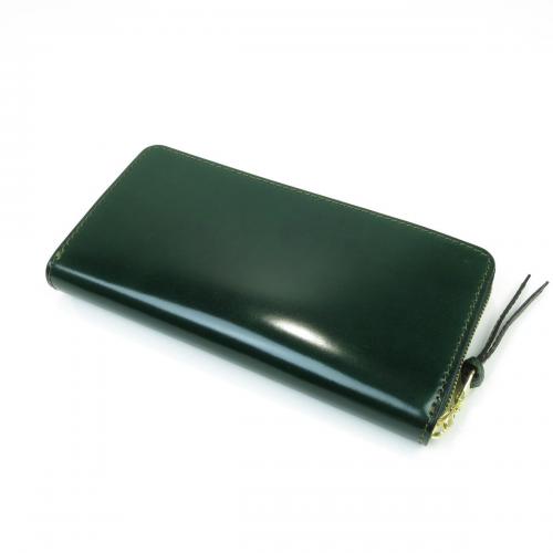 オイルコードバン　ラウンド束入れ