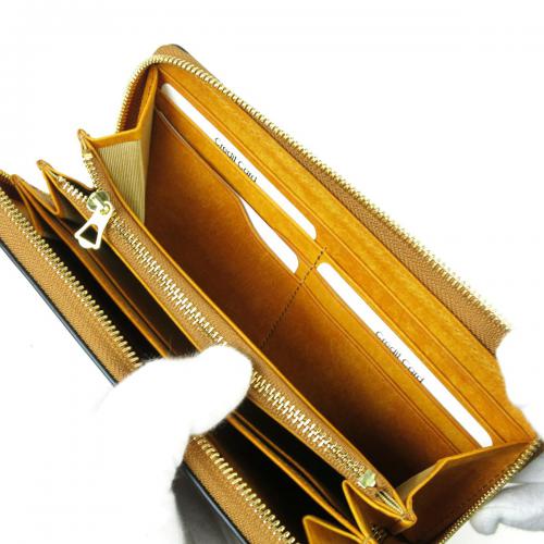 オイルコードバン　ラウンド束入れ