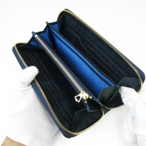 オイルコードバン　ラウンド束入れ