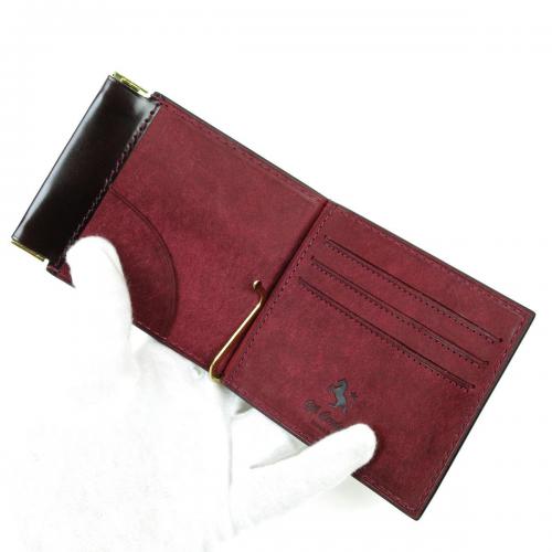 オイルコードバン　口バネコイン札バサミ