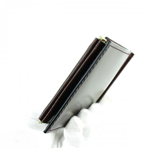 オイルコードバン　口バネコイン札バサミ