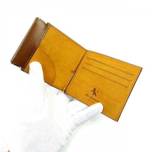 オイルコードバン　口バネコイン札バサミ