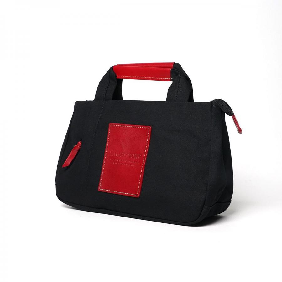 BLACK帆布　3層ミニトートバッグ