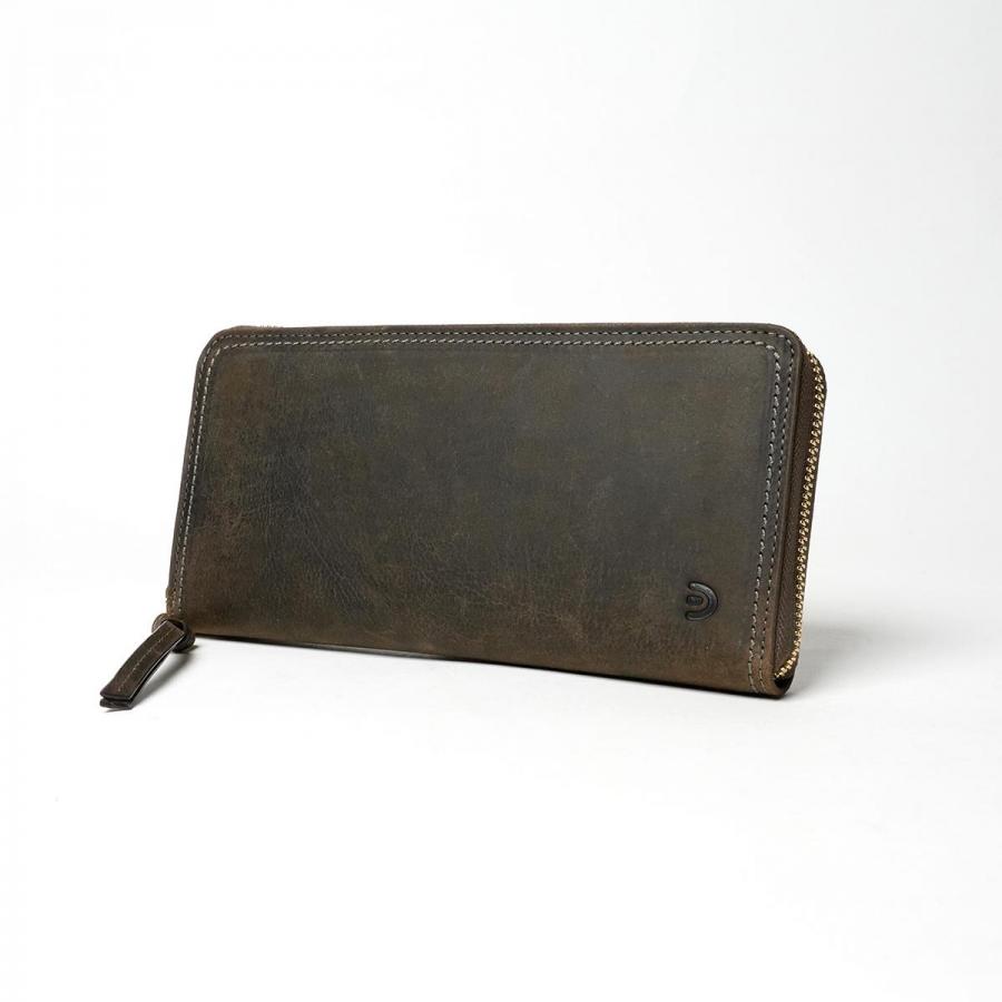 クーズーレザー　ラウンド束入れ