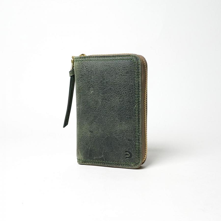 クードゥーレザー　ハーフウォレット