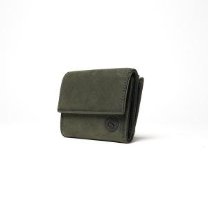 WAXED ELK Leather 三つ折り財布