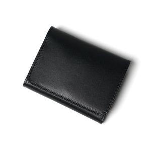 栃木レザー 二つ折りミニ財布