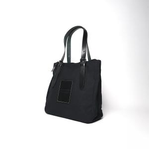 BLACK 帆布 トートバッグ S