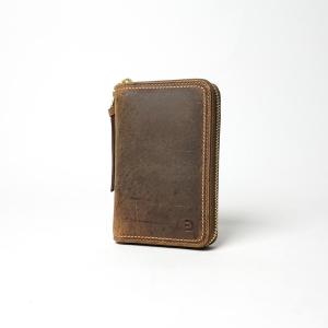 クードゥーレザー ハーフウォレット