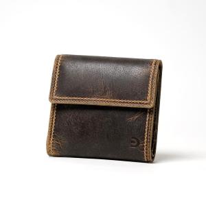 クードゥーレザー コンパクトウオレット