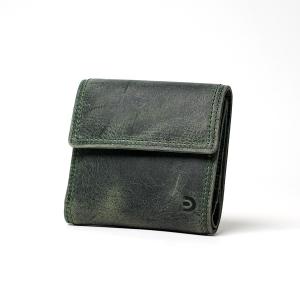 クードゥーレザー コンパクトウオレット