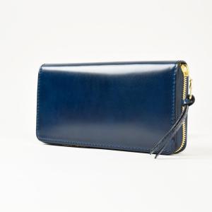 オイルコードバン　ラウンド束入れ