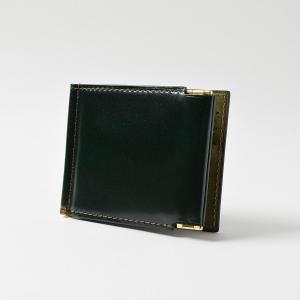 オイルコードバン　口バネコイン札バサミ